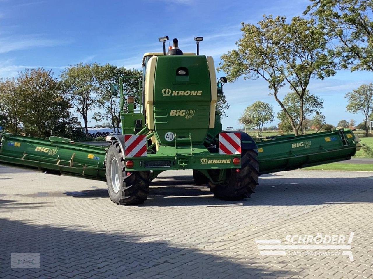 Großflächenmäher del tipo Krone BIG M 420 CV, Gebrauchtmaschine en Wittmund (Imagen 5)