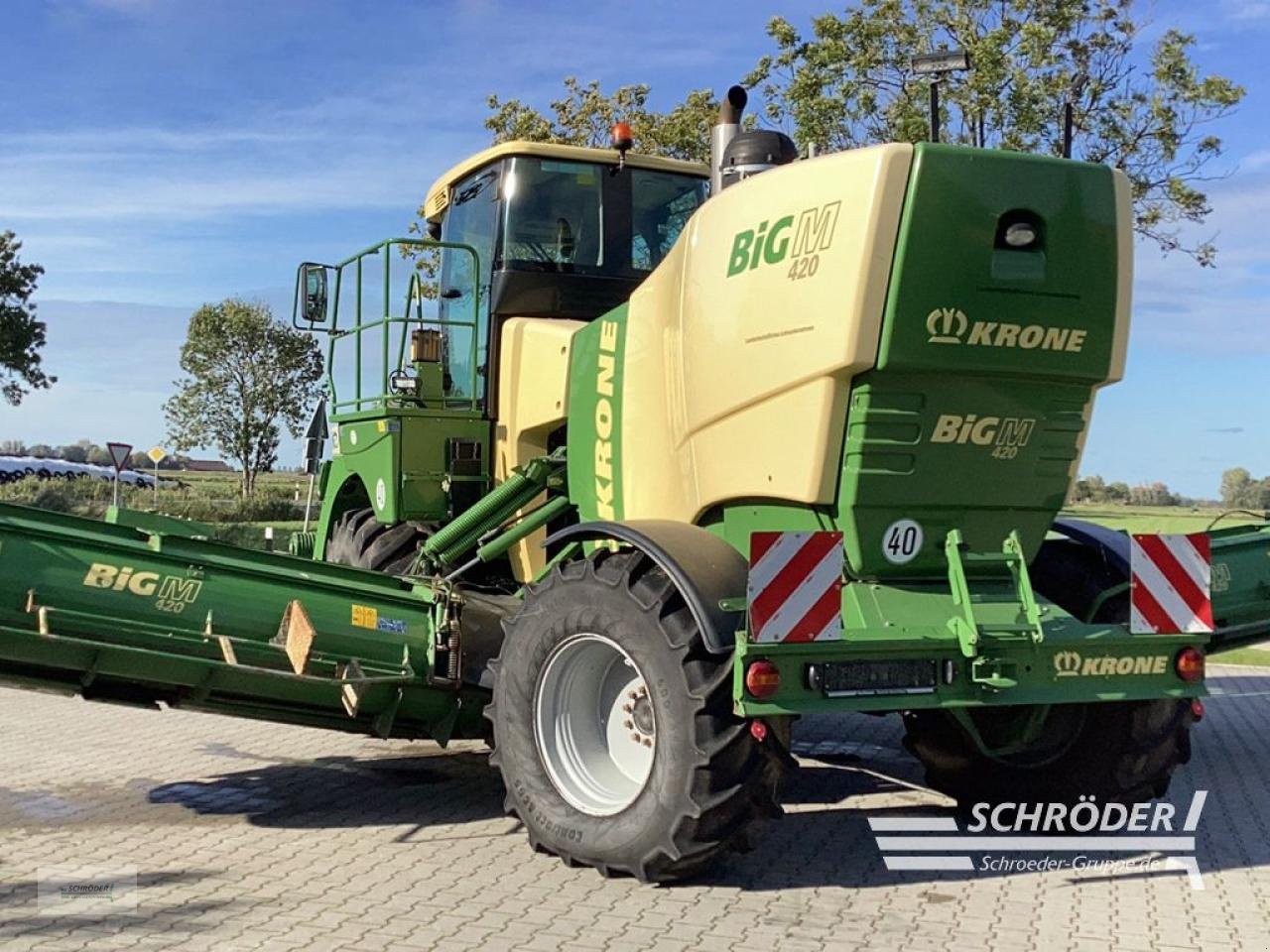 Großflächenmäher tip Krone BIG M 420 CV, Gebrauchtmaschine in Wittmund (Poză 7)