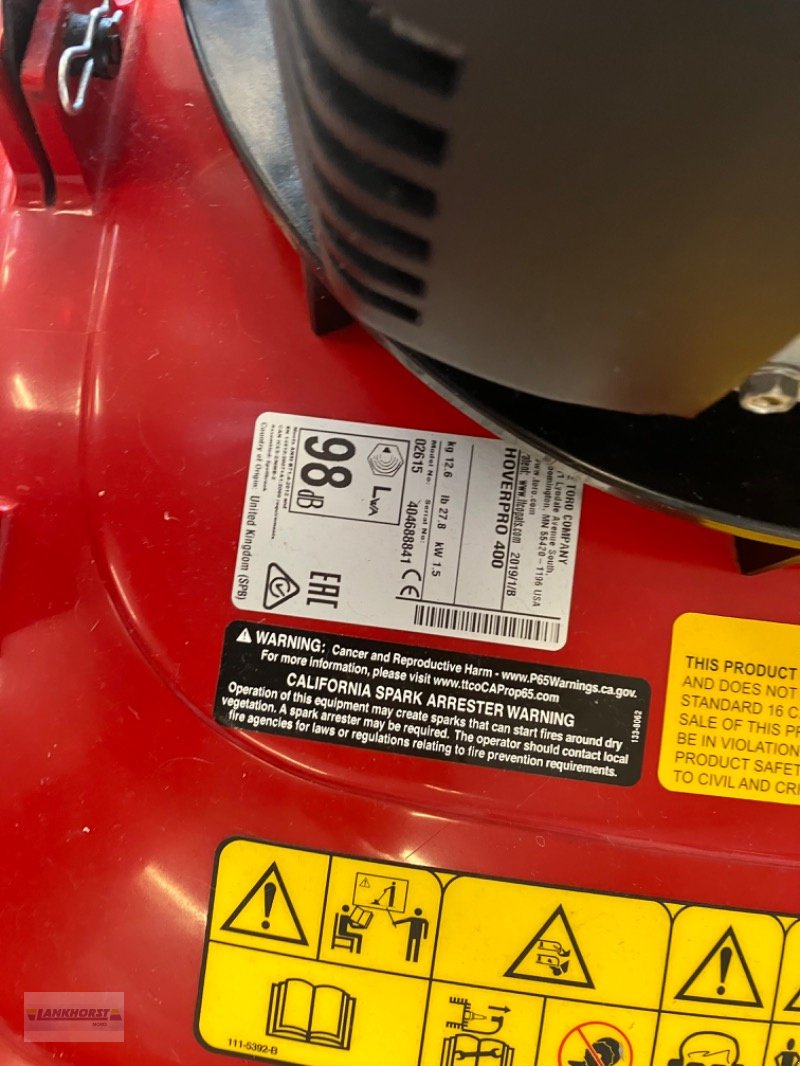 Großflächenmäher za tip Toro HOVERPRO 400, Neumaschine u Aurich (Slika 2)