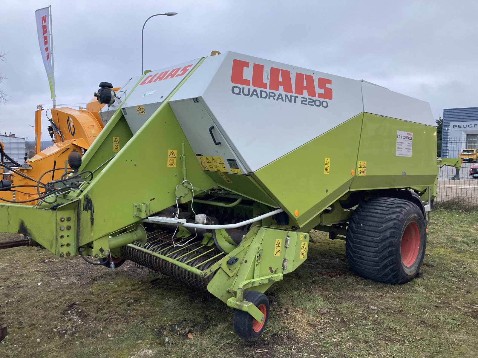 Großpackenpresse типа CLAAS PRESSE QUADRANT 2200, Gebrauchtmaschine в NOGENT (Фотография 1)