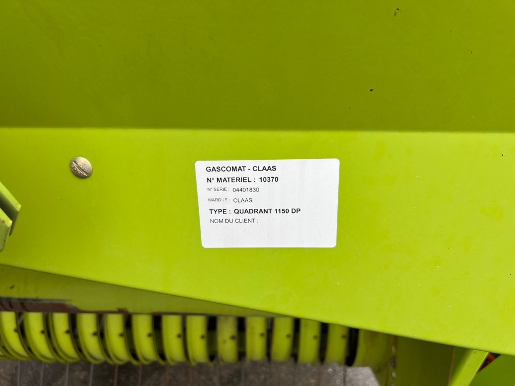 Großpackenpresse of the type CLAAS QUADRANT 1150 DP, Gebrauchtmaschine in SAINT GAUDENS (Picture 5)