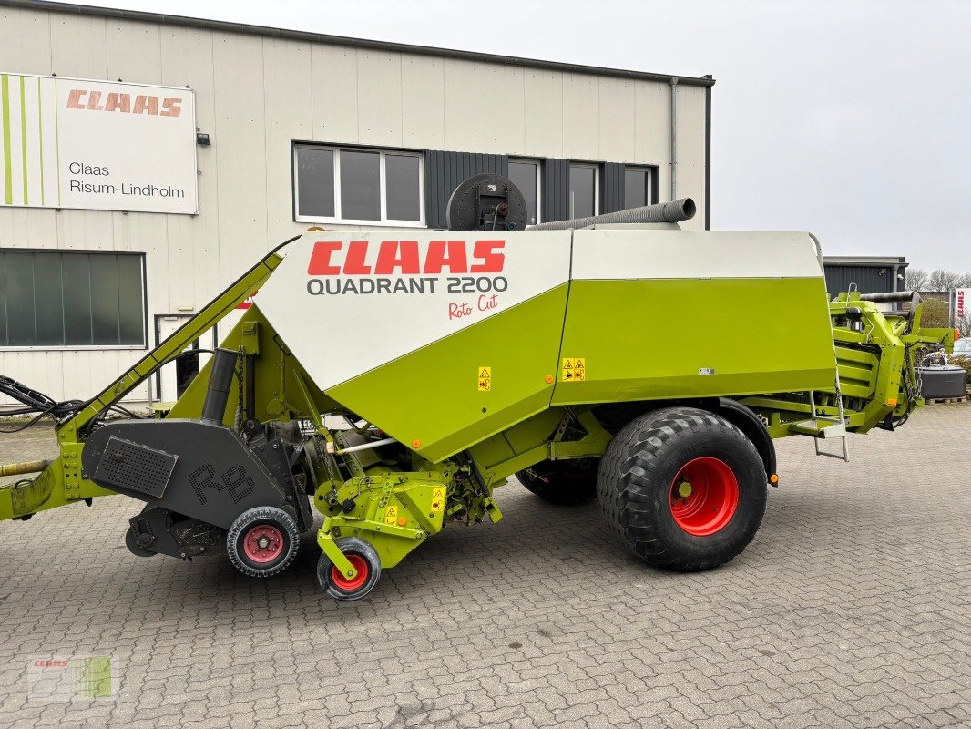 Großpackenpresse Türe ait CLAAS Quadrant 2200 RC mit Vorbauhäcksler, Gebrauchtmaschine içinde Risum-Lindholm (resim 30)