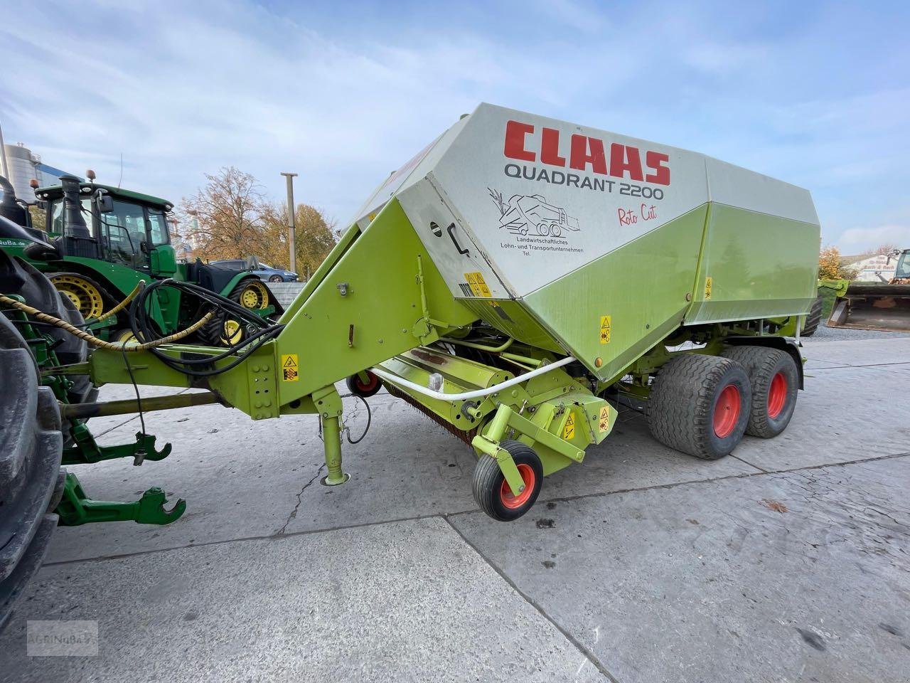 Großpackenpresse Türe ait CLAAS Quadrant 2200 RC, Gebrauchtmaschine içinde Prenzlau (resim 10)