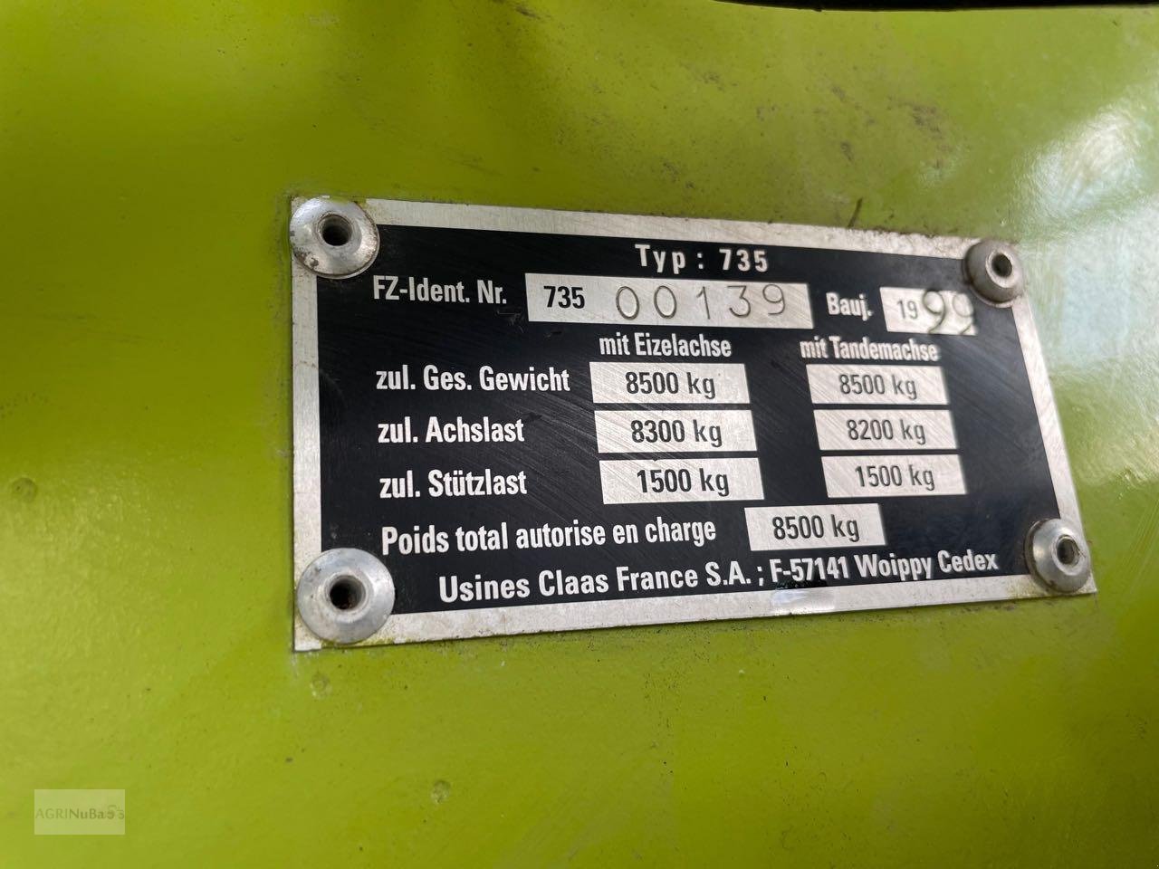 Großpackenpresse Türe ait CLAAS Quadrant 2200 RC, Gebrauchtmaschine içinde Prenzlau (resim 26)