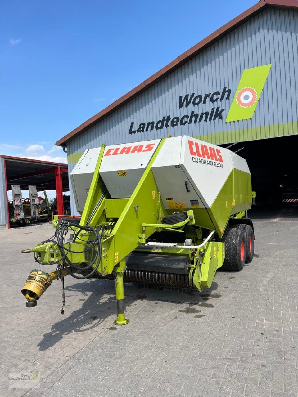 Großpackenpresse des Typs CLAAS Quadrant 2200, Gebrauchtmaschine in Schora (Bild 1)