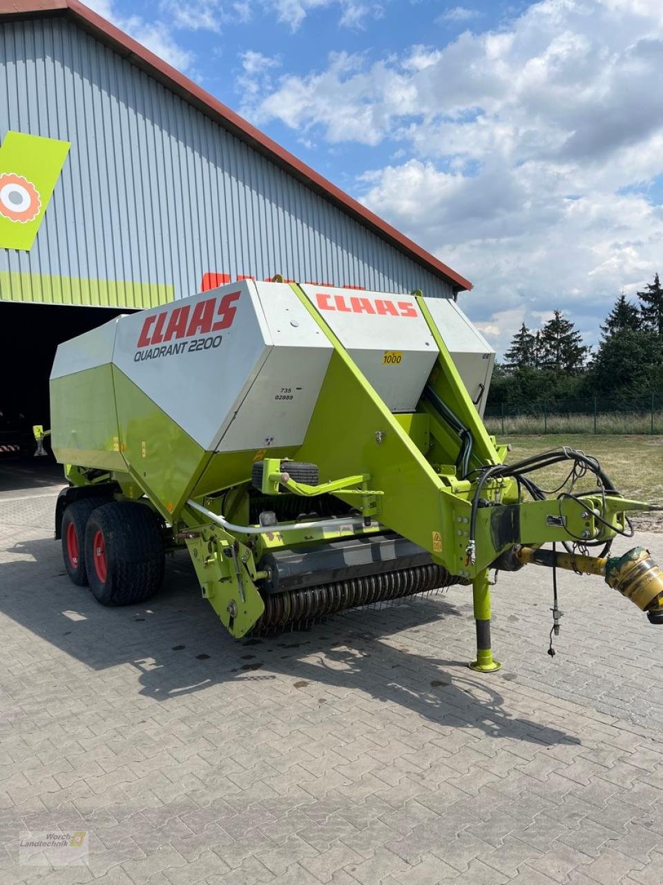 Großpackenpresse des Typs CLAAS Quadrant 2200, Gebrauchtmaschine in Schora (Bild 3)