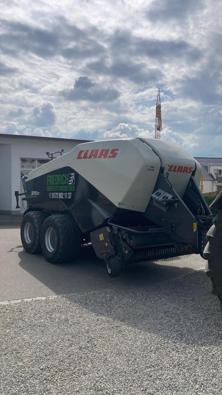 Großpackenpresse des Typs CLAAS Quadrant 3200 FC Tandem, Gebrauchtmaschine in Allershausen (Bild 4)