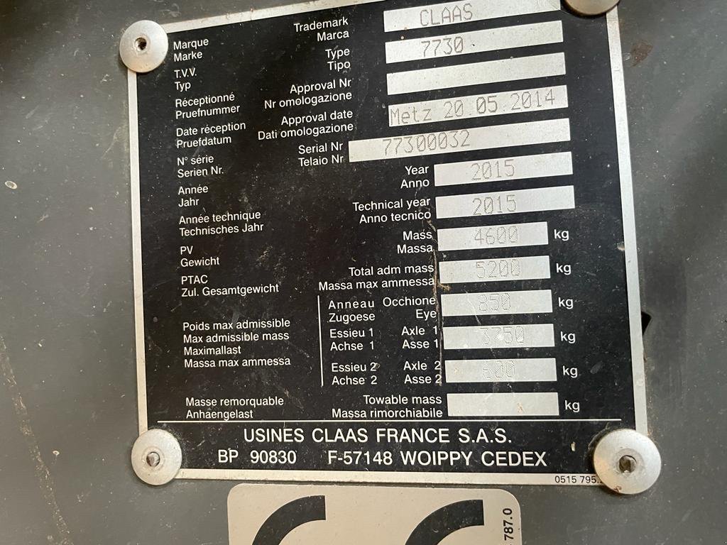 Großpackenpresse του τύπου CLAAS Quadrant 4000, Gebrauchtmaschine σε MORLHON LE HAUT (Φωτογραφία 11)