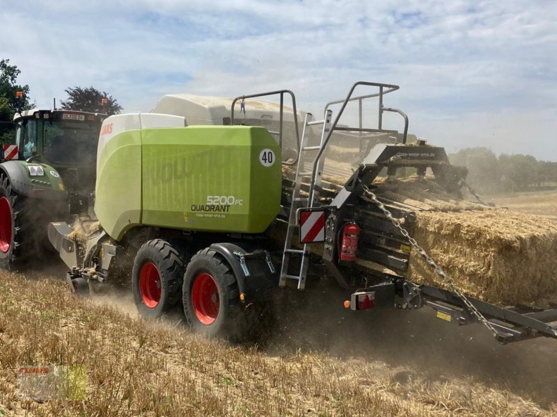 Großpackenpresse tip CLAAS QUADRANT 5200 EVOLUTION FC FINE CUT 51 Messer, Vor, Gebrauchtmaschine in Molbergen (Poză 2)