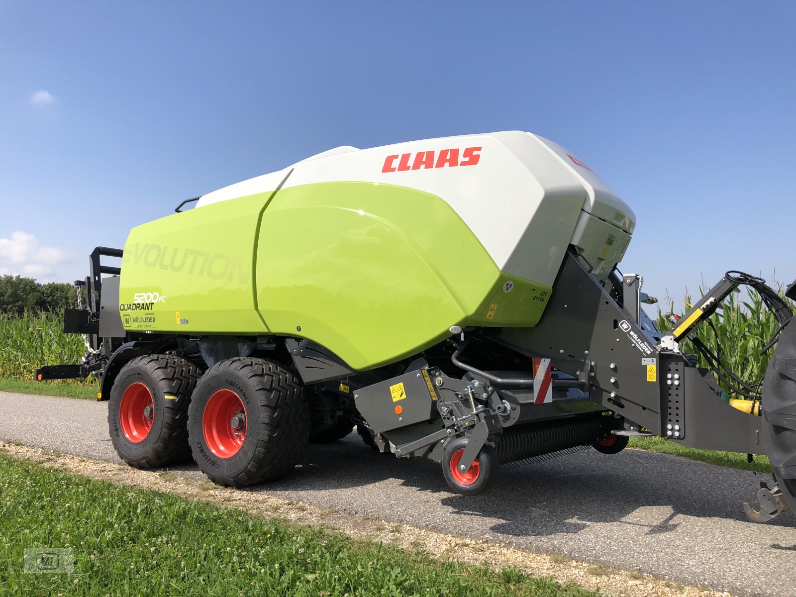 Großpackenpresse des Typs CLAAS Quadrant 5200 FC, Neumaschine in Zell an der Pram (Bild 1)