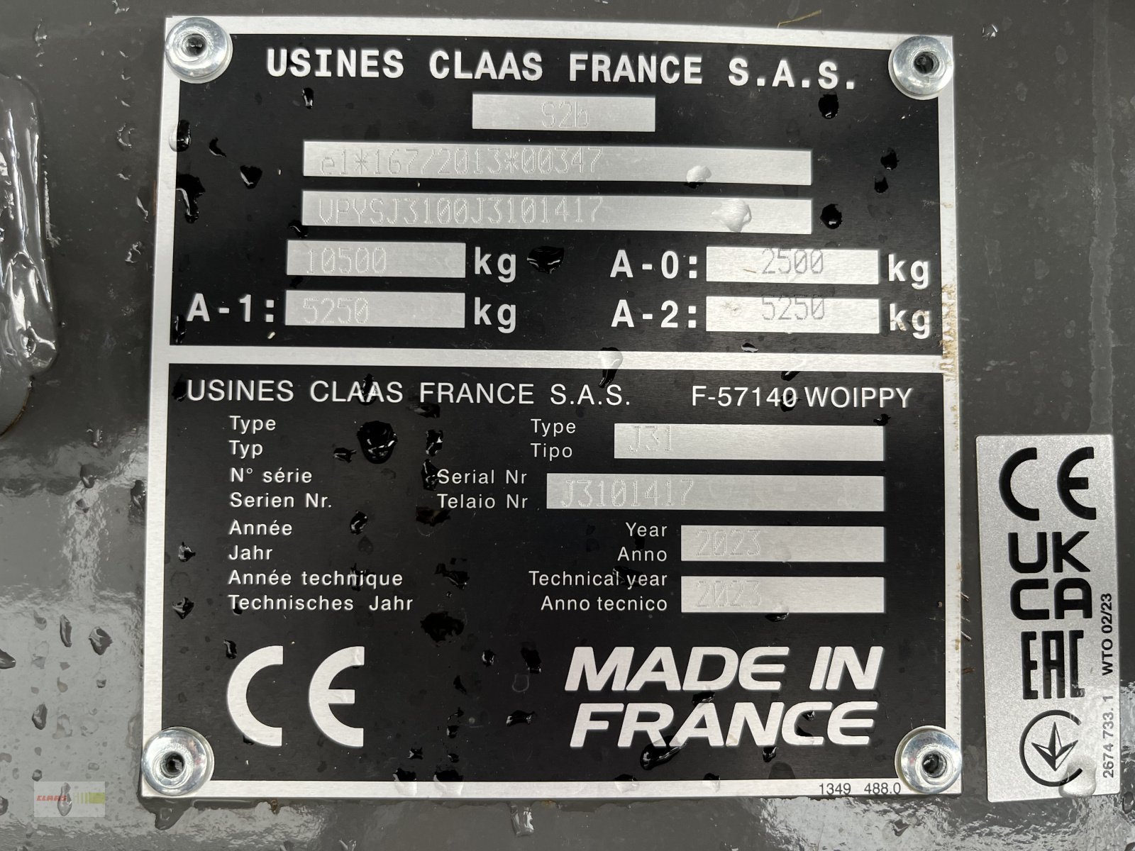 Großpackenpresse του τύπου CLAAS Quadrant 5200 FC, Gebrauchtmaschine σε Dasing (Φωτογραφία 16)