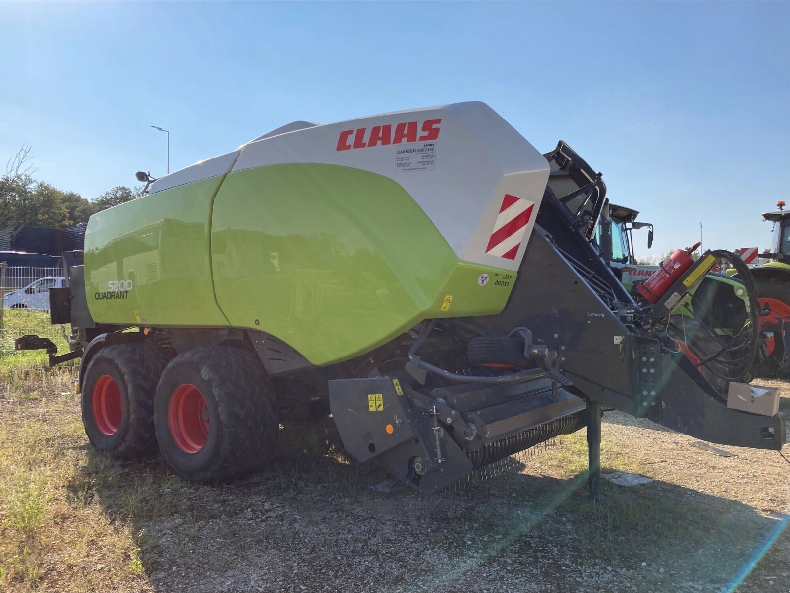 Großpackenpresse del tipo CLAAS QUADRANT 5200 RF TANDEM, Gebrauchtmaschine en CHEMINOT (Imagen 2)