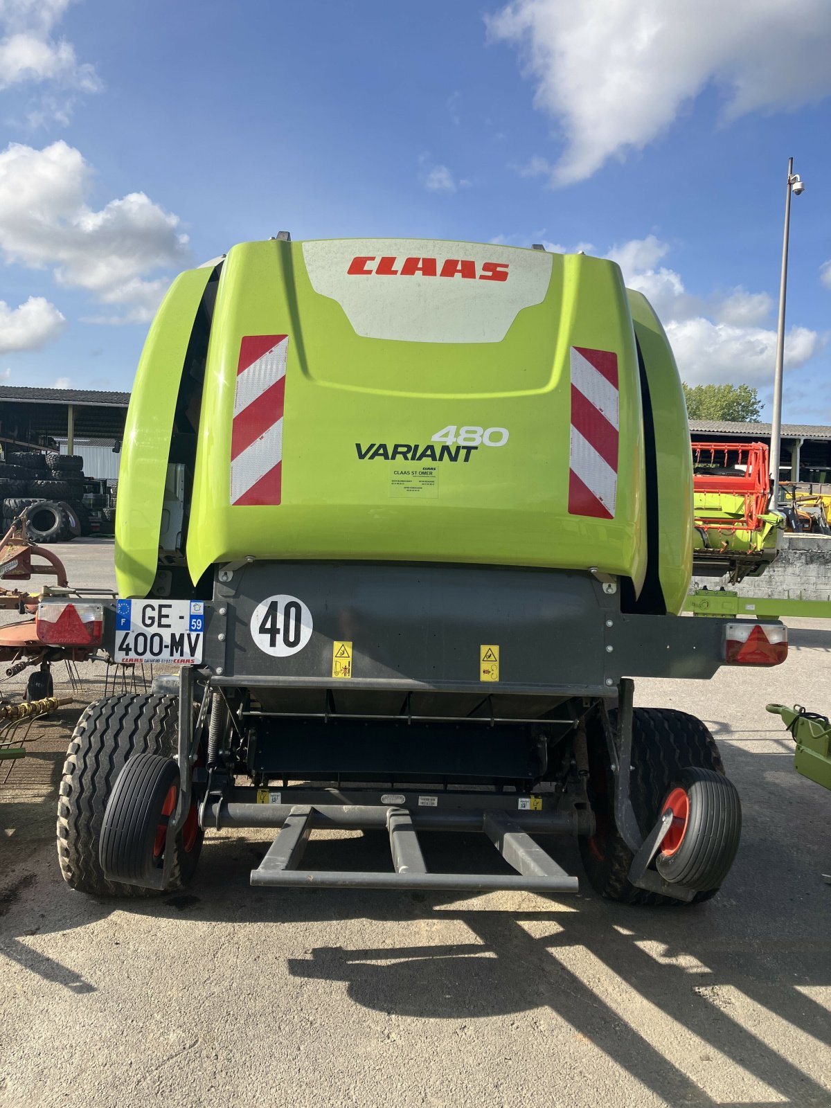 Großpackenpresse a típus CLAAS VARIANT 480 RF, Gebrauchtmaschine ekkor: BLENDECQUES (Kép 3)