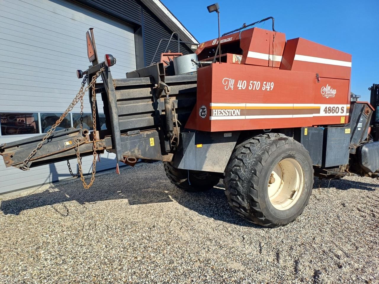 Großpackenpresse des Typs Fiatagri 4860S, Gebrauchtmaschine in Skjern (Bild 2)