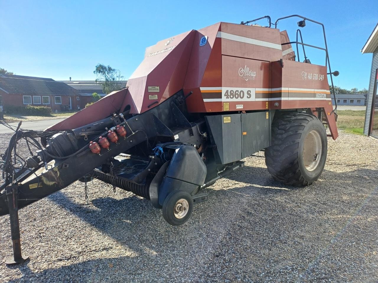 Großpackenpresse of the type Fiatagri 4860S, Gebrauchtmaschine in Skjern (Picture 4)