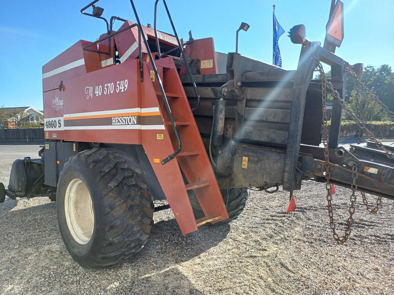 Großpackenpresse del tipo Fiatagri 4860S, Gebrauchtmaschine In Skjern (Immagine 3)