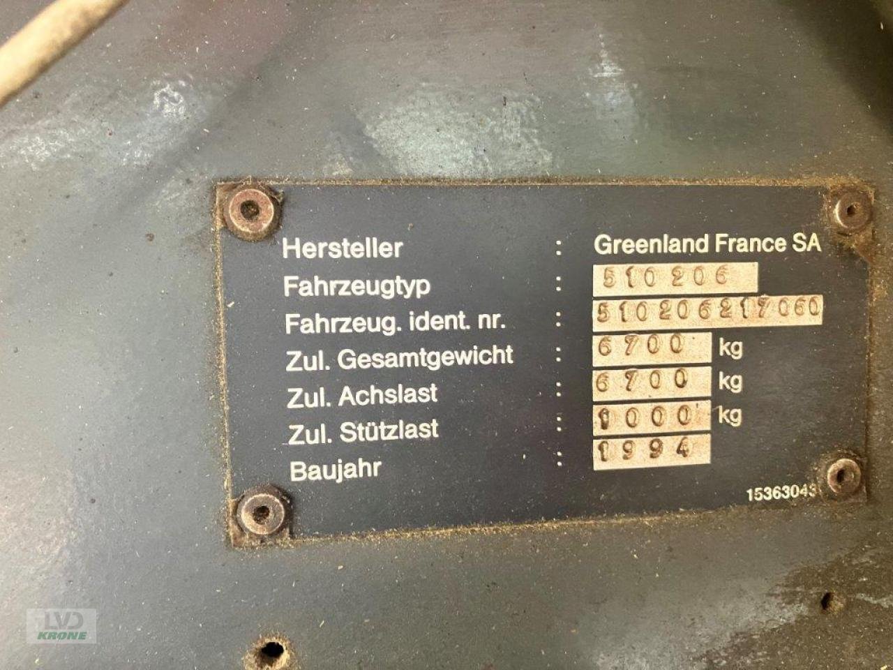 Großpackenpresse van het type Greenland 120x80, Gebrauchtmaschine in Zorbau (Foto 13)