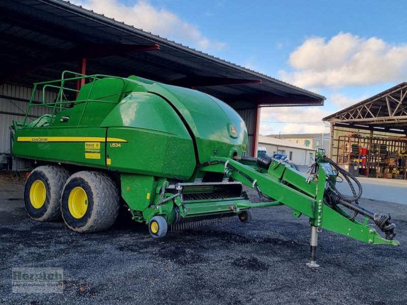 Großpackenpresse Türe ait John Deere 1534 P, Gebrauchtmaschine içinde Drebach (resim 1)