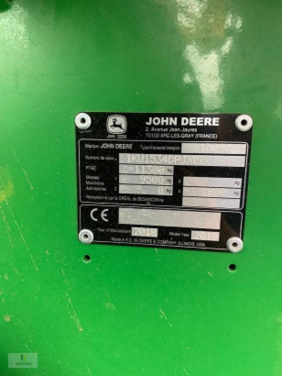 Großpackenpresse des Typs John Deere L 1534, Gebrauchtmaschine in Neuhof - Dorfborn (Bild 8)