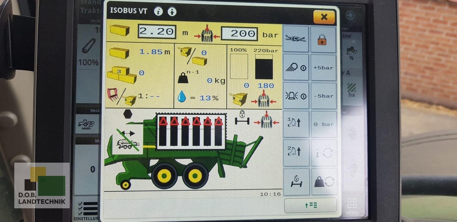 Großpackenpresse des Typs John Deere L634, Gebrauchtmaschine in Langweid am Lech (Bild 6)