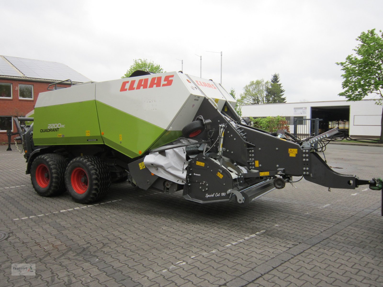 Großpackenpresse du type Krassort Vorbauhäcksler, Gebrauchtmaschine en Sassenberg (Photo 5)