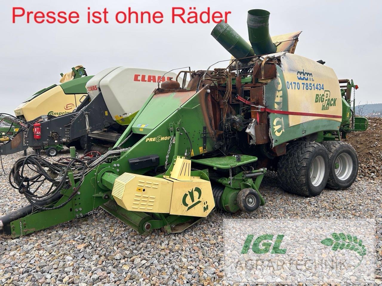 Großpackenpresse des Typs Krone BIG Pack 1270 XC, Neumaschine in Nabburg (Bild 1)