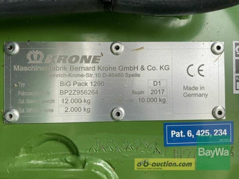 Großpackenpresse des Typs Krone BIG PACK 1290 XC, Gebrauchtmaschine in Bamberg (Bild 25)