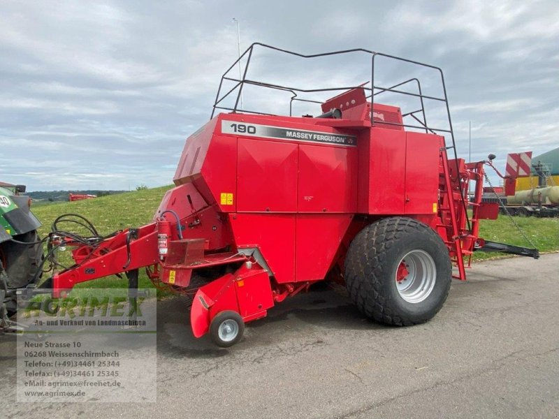 Großpackenpresse tip Massey Ferguson 190, Gebrauchtmaschine in Weißenschirmbach (Poză 1)