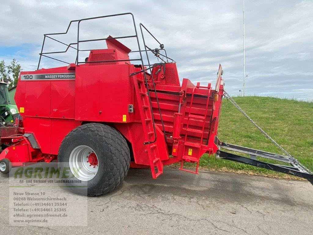 Großpackenpresse типа Massey Ferguson 190, Gebrauchtmaschine в Weißenschirmbach (Фотография 3)