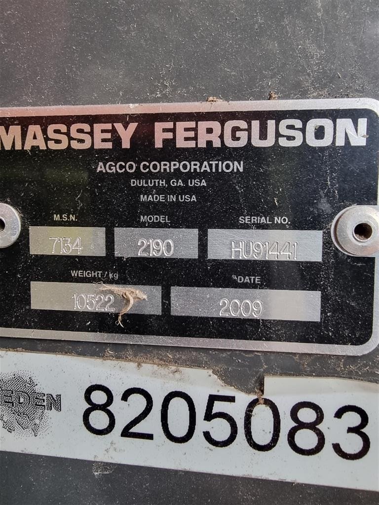 Großpackenpresse Türe ait Massey Ferguson 2190 Inkl. Pomi vogn, Gebrauchtmaschine içinde Aulum (resim 6)