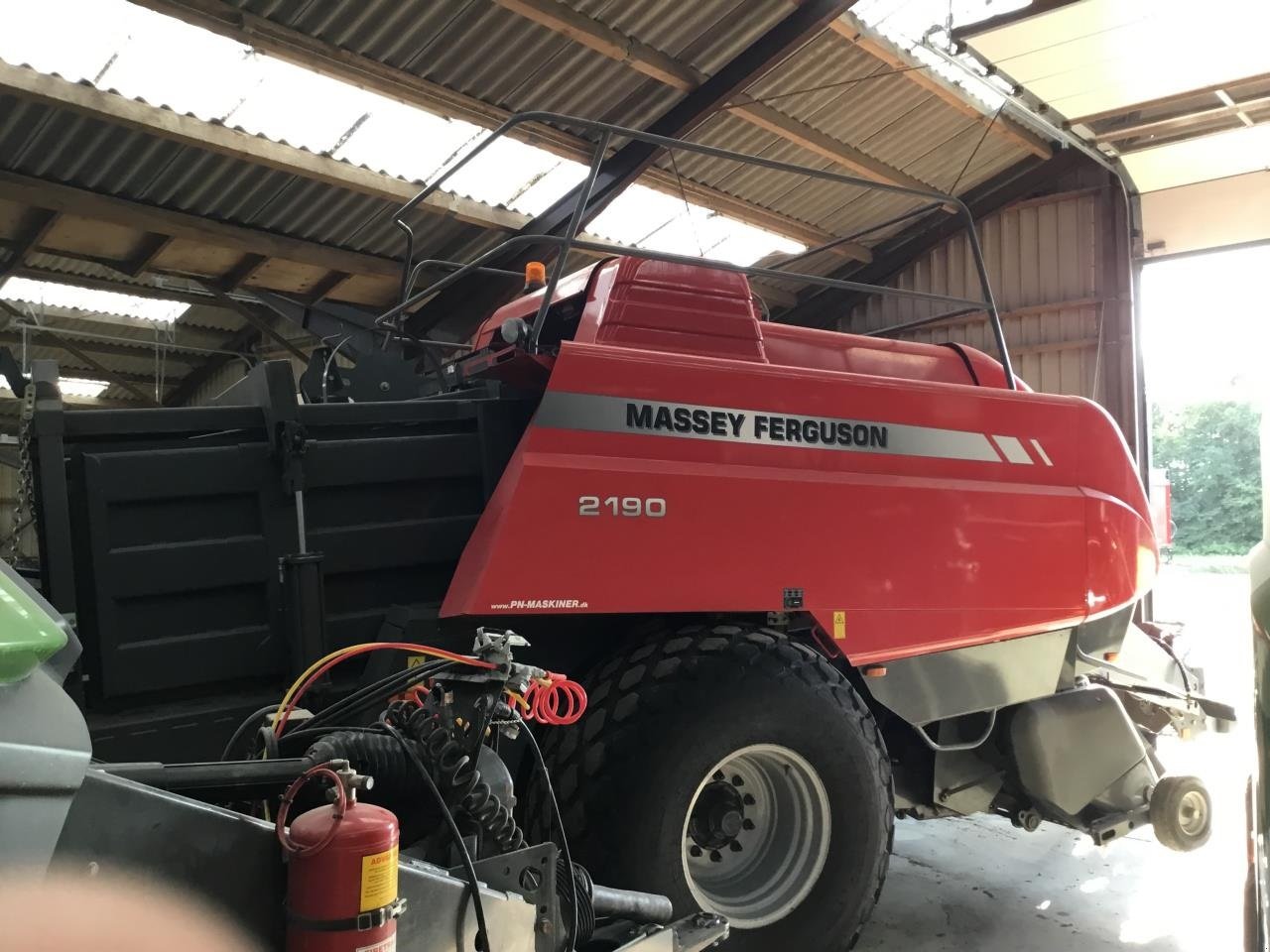 Großpackenpresse Türe ait Massey Ferguson 2190, Gebrauchtmaschine içinde Grindsted (resim 4)