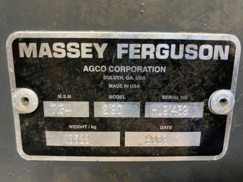 Großpackenpresse του τύπου Massey Ferguson 2190, Gebrauchtmaschine σε Hadsten (Φωτογραφία 4)