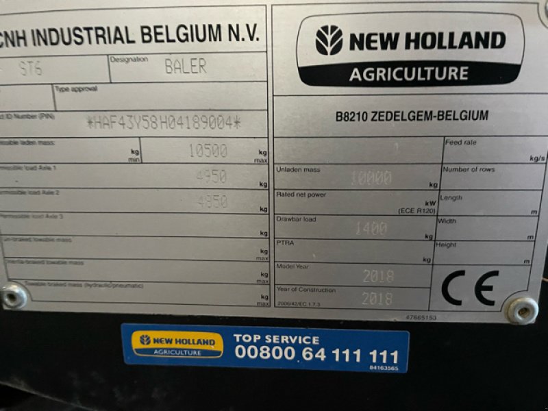 Großpackenpresse typu New Holland 1290+, Gebrauchtmaschine w VERT TOULON (Zdjęcie 10)