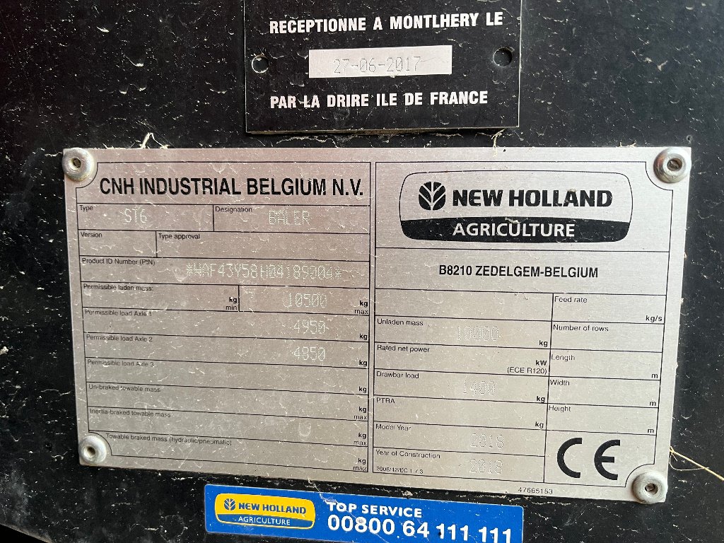 Großpackenpresse van het type New Holland 1290 +, Gebrauchtmaschine in VERT TOULON (Foto 7)