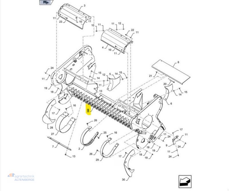 Großpackenpresse του τύπου New Holland 47824923 Pickup Rahmen für BB 1270 / BB 1290, Gebrauchtmaschine σε Altenberge (Φωτογραφία 8)