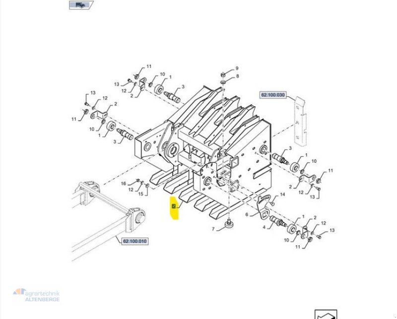 Großpackenpresse des Typs New Holland 47926074 Kolben für BB 1270 / BB 1290, Gebrauchtmaschine in Altenberge (Bild 8)