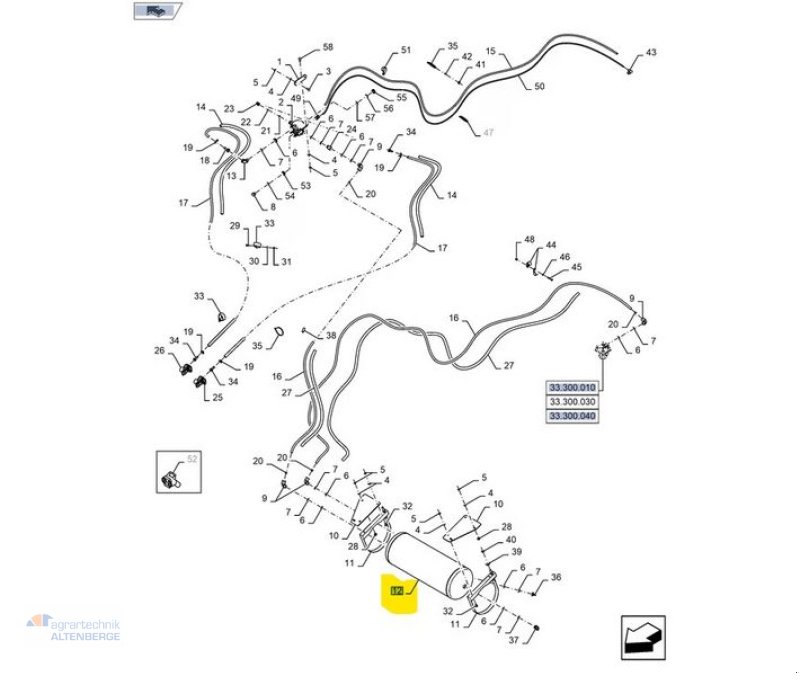 Großpackenpresse του τύπου New Holland 84036945 Druckluft Kessel für BB1270 / BB1290, Gebrauchtmaschine σε Altenberge (Φωτογραφία 8)