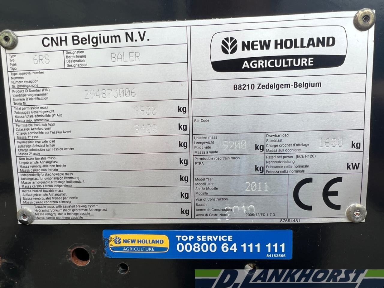 Großpackenpresse typu New Holland BB 9080 CropCutter, Gebrauchtmaschine v Neuenhaus (Obrázok 5)