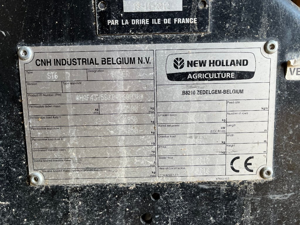 Großpackenpresse от тип New Holland BB1290 PLUS, Gebrauchtmaschine в VERT TOULON (Снимка 3)