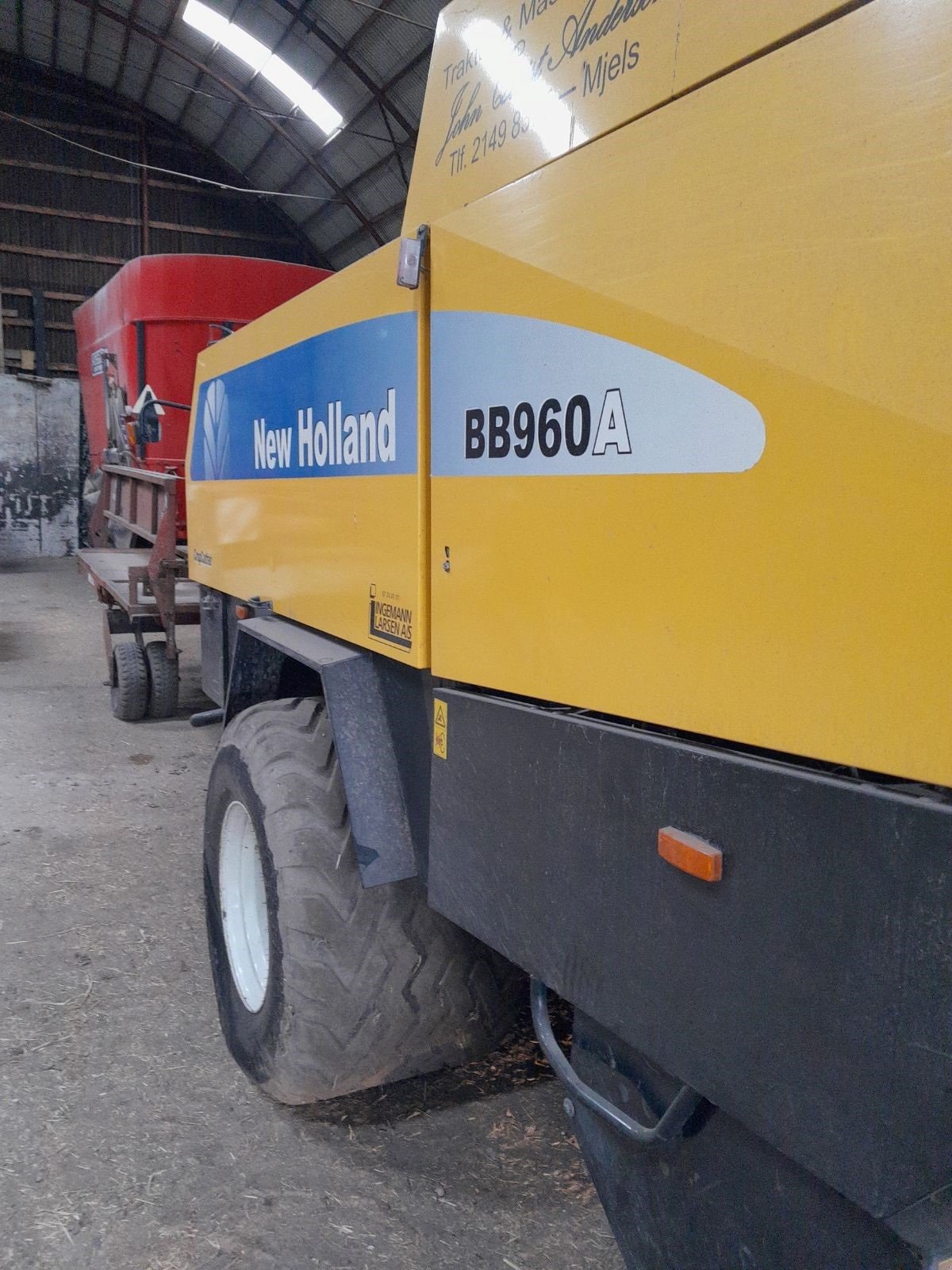 Großpackenpresse van het type New Holland BB960A MED SNITTER, Gebrauchtmaschine in Thisted (Foto 5)