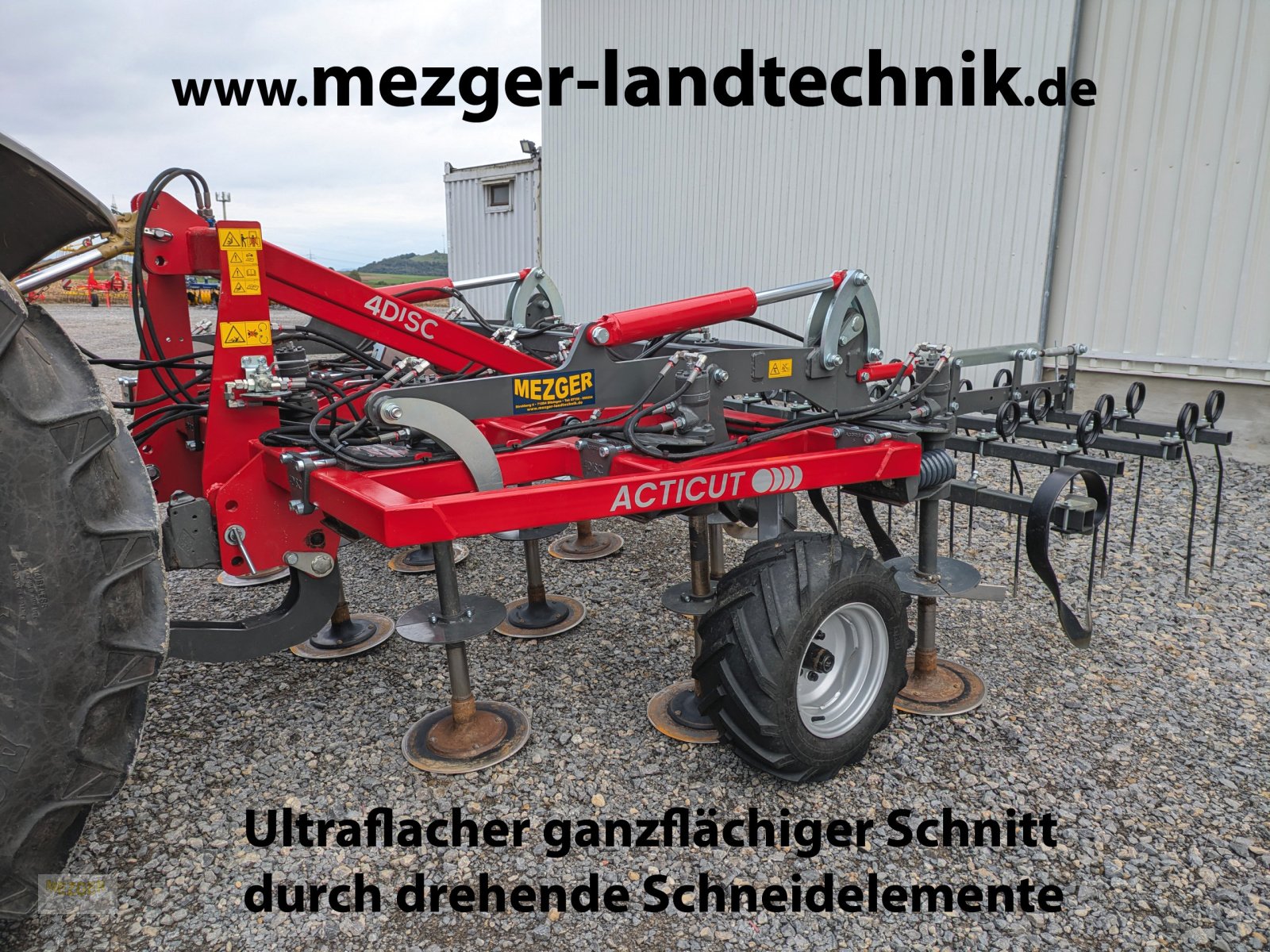 Grubber del tipo 4Disc ActiCut 3,0 für ultraflache Bodenbearbeitung, Gebrauchtmaschine en Ditzingen (Imagen 1)