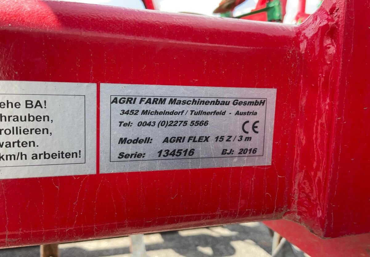 Grubber del tipo Agri Farm Agri Flex 15 Z / 3m, Gebrauchtmaschine In Zwettl (Immagine 15)