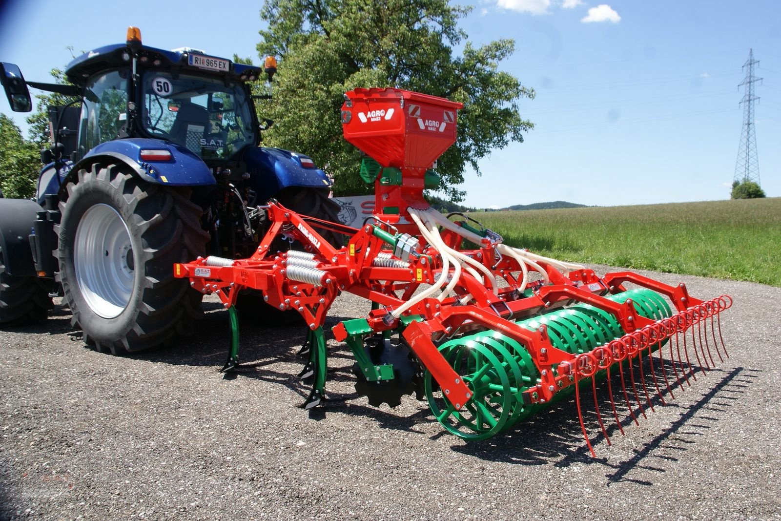 Grubber del tipo Agro-Masz Runner 30 Stone-Mulchgrubber-3 reihig, Neumaschine en Eberschwang (Imagen 1)