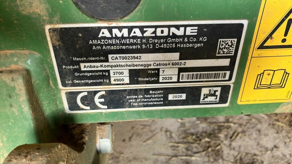 Grubber del tipo Amazone CATROS + 6002-2, Gebrauchtmaschine In VAROIS & CHAIGNOT (Immagine 11)