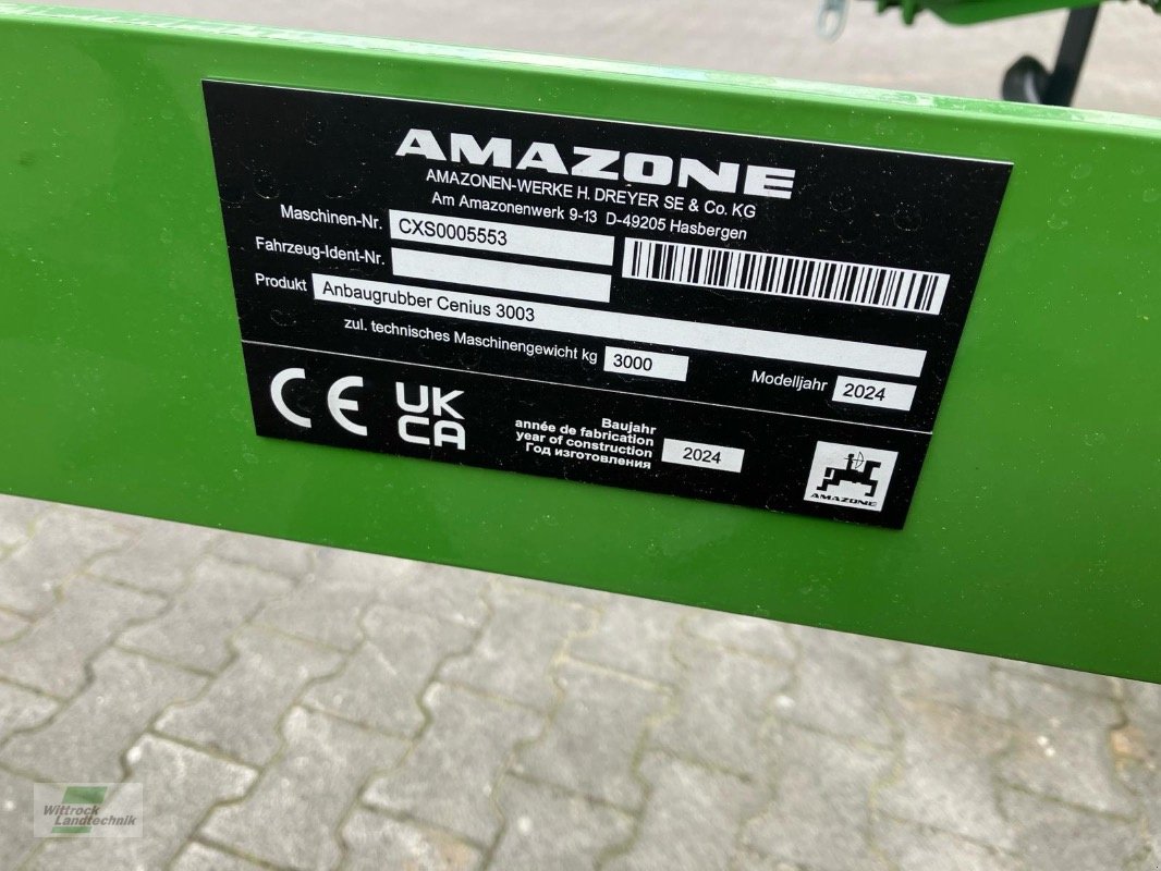 Grubber del tipo Amazone Cenius 3003 DUW, Neumaschine en Rhede / Brual (Imagen 4)