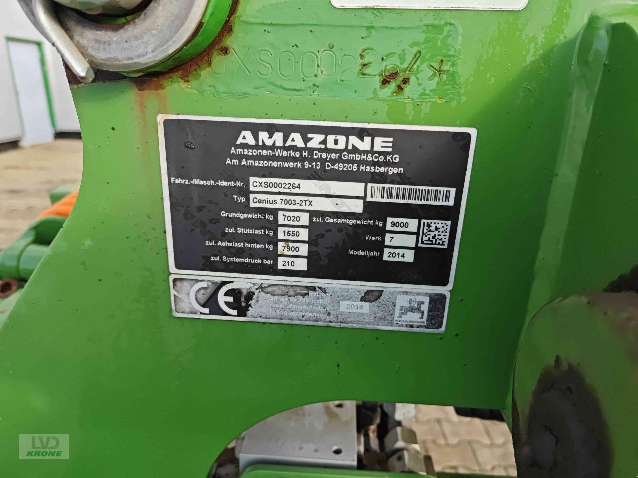 Grubber del tipo Amazone Cenius 7003-2TX, Gebrauchtmaschine en Zorbau (Imagen 16)