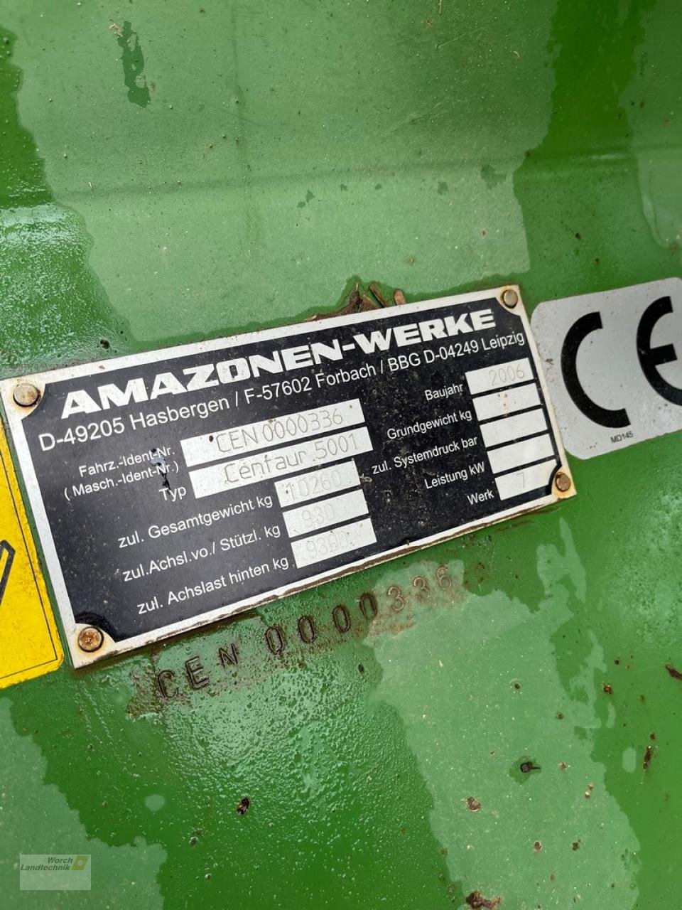 Grubber des Typs Amazone Centaur 5001, Gebrauchtmaschine in Schora (Bild 13)