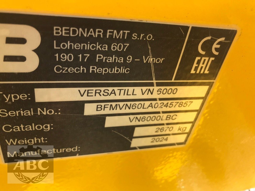 Grubber typu Bednar VERSATILL VN 6000 L, Neumaschine w Langenstein (Zdjęcie 7)