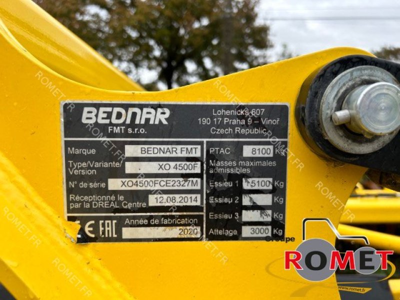 Grubber типа Bednar XO 4500F, Gebrauchtmaschine в Gennes sur glaize (Фотография 11)