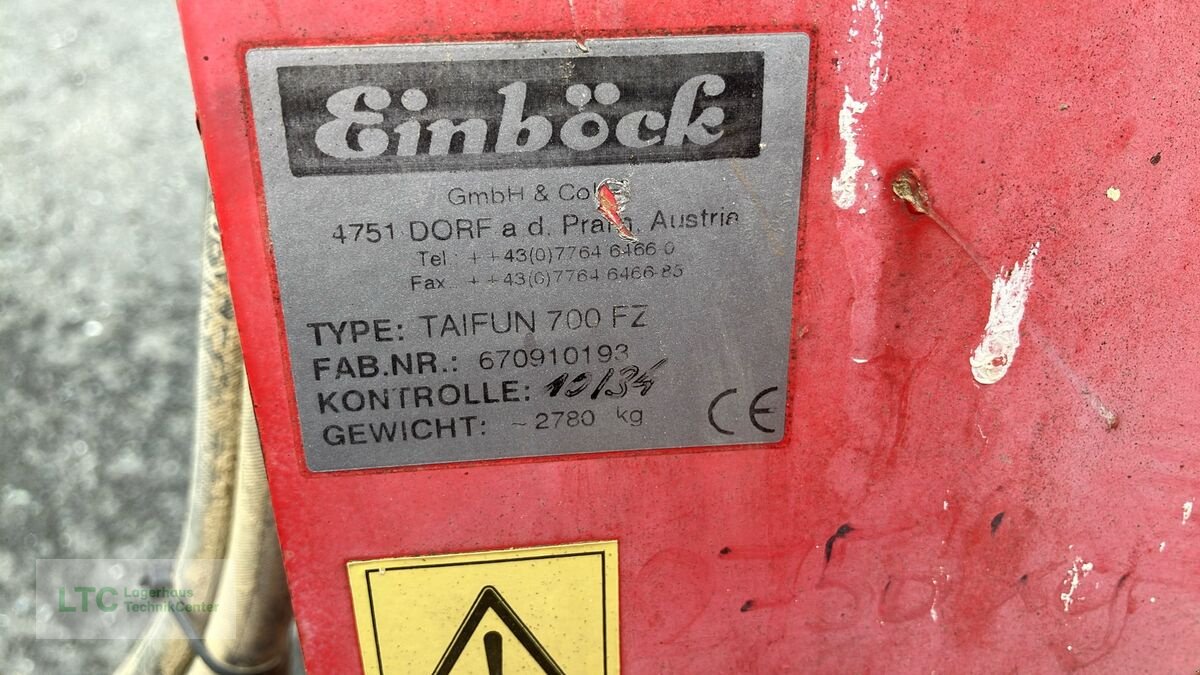 Grubber typu Einböck Taifun 700 FZ, Gebrauchtmaschine w Großpetersdorf (Zdjęcie 10)